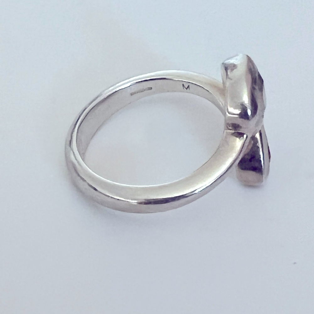 Links of London Dual Teardrop Silver Ring - Picture 3 of 4